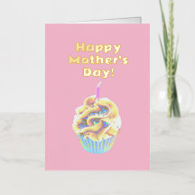 Feliz Dia das Mães! Arte de Cupcake