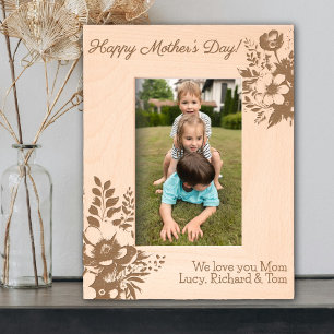 Feliz Dia das Mães Boho Floral Personalizado 