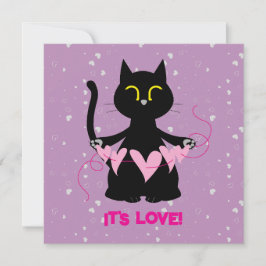 Feliz Dia das Mães - Cartão Divertido de Gato