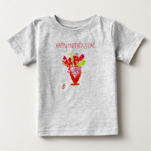 Feliz dia das mães/ flores'navase Camiseta