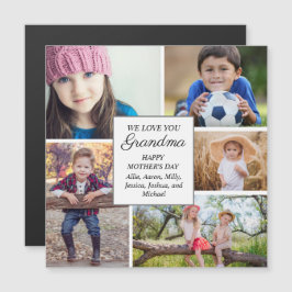 Feliz Dia das Mães Vovó 5 Foto de Família Infantil