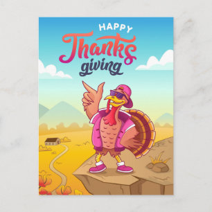 Feliz Dia de Ação de Graças Cartão postal