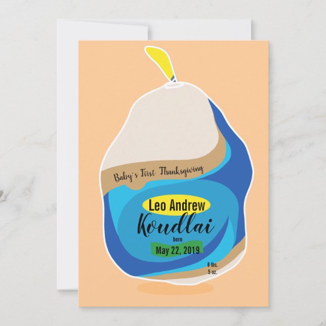 Feliz Dia de Ação de Graças Novo Cartão Turco (Frente)