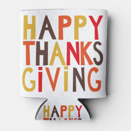 Feliz Dia de Ação de Graças! Porta-latas