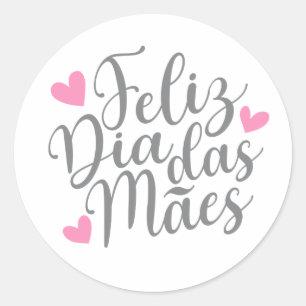 Feliz Dia de as mães Dia Das Mães  Adesivo