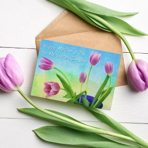 Feliz Dia de as mães para o Cartão de Saudação da