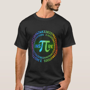 Feliz Dia de Camisa Pi Símbolo Matemático Inspire 
