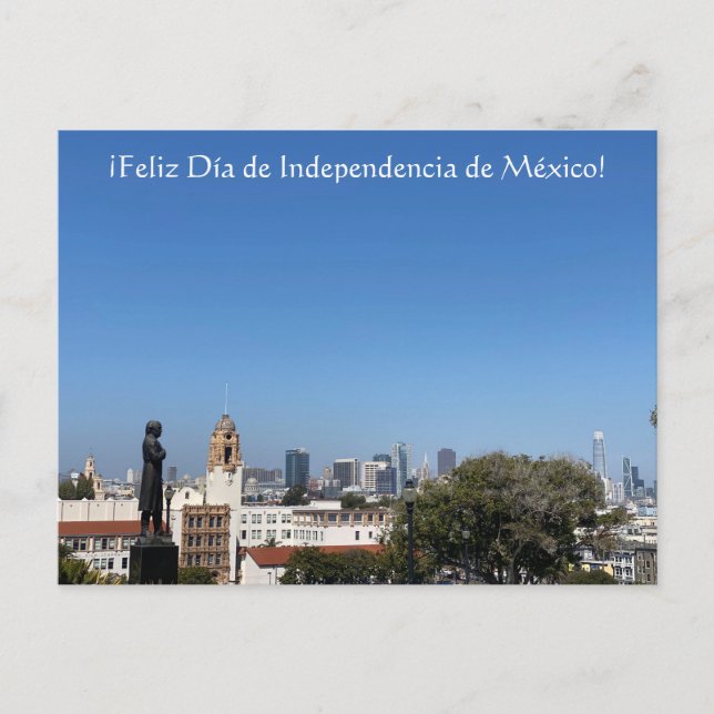 Feliz Día de Independencia de México! Cartão Posta (Frente)
