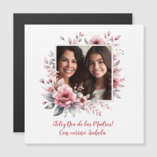 Feliz Dia De Las Madres Con Foto Magnética Card