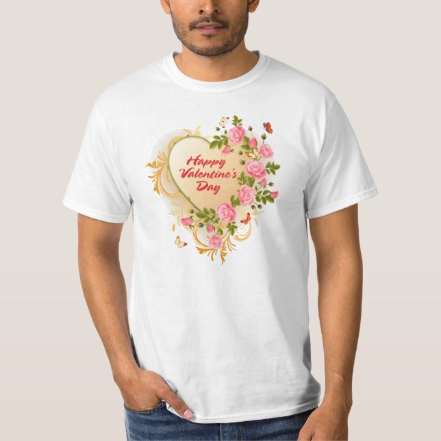 Feliz dia de os namorados 2 Camisa (Frente)