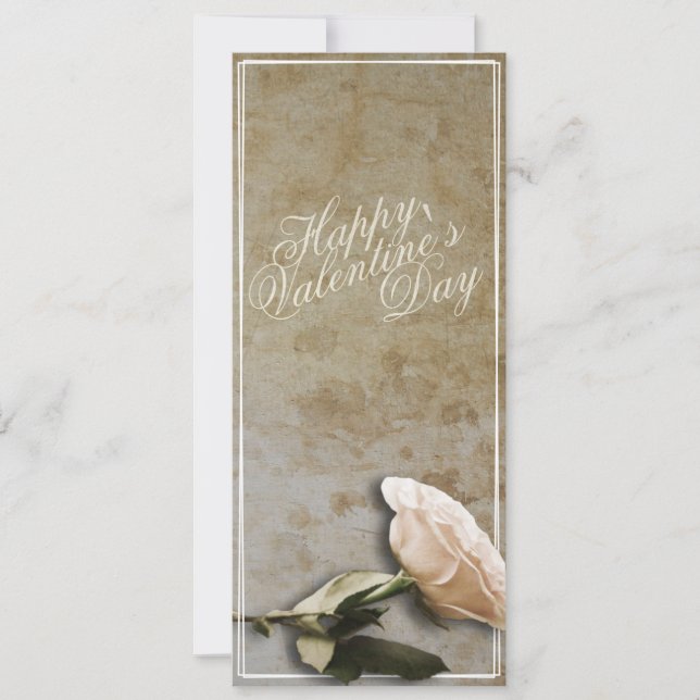 Feliz dia de os namorados com Rosa (Frente)