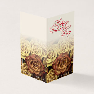 Feliz dia de os namorados com Rosenbouquet amarelo