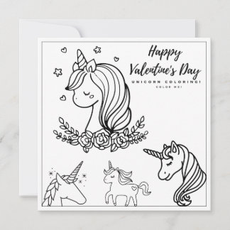 Feliz dia de os namorados de Cartão de Menina de C