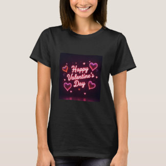 💖 Feliz dia de os namorados  Design de Camisa