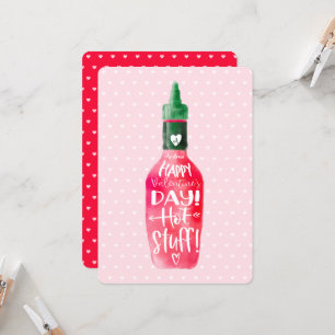 Feliz dia de os namorados Hot Suff Garrafa de mo