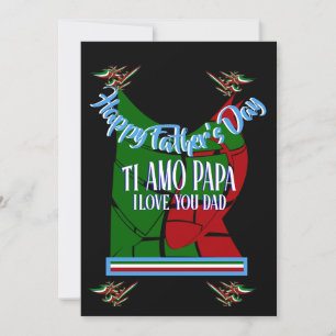 Feliz Dia de os pais TI Amo Papa, Eu Te Amo Pai