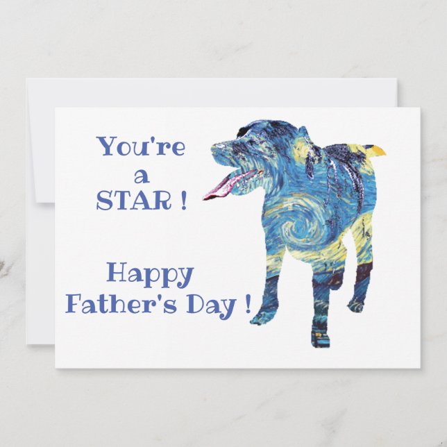 Feliz Dia de os pais, Van Gogh, (Frente)