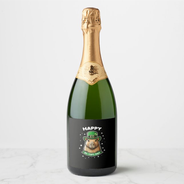 Feliz Dia de São Patrício de Capy Day para Capybar (Frente)