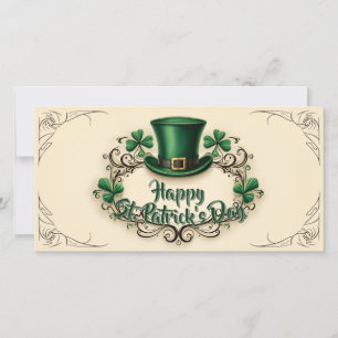 Feliz Dia de São Patrício Design de Trevo