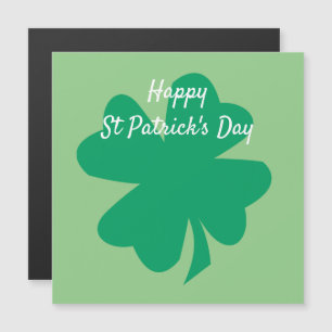 Feliz Dia de São Patrício Irlandês Shamrock Leaf P
