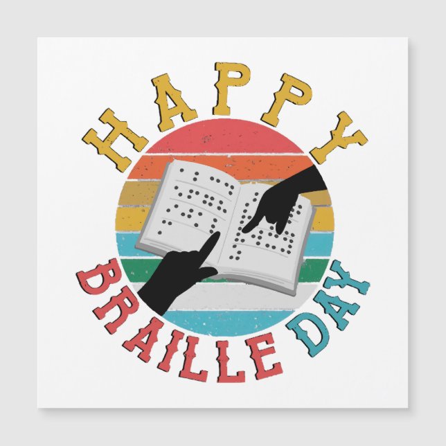Feliz Dia do Braile (Frente)