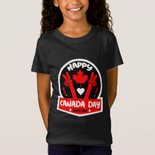 Feliz dia do Canadá, 1 de julho, T-Shirt