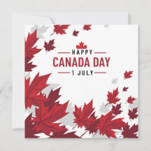 Feliz Dia do Canadá - Cartões de Saudação