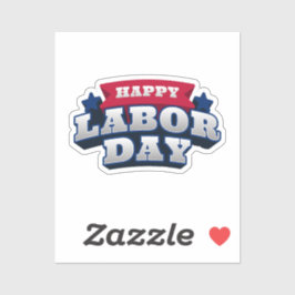 Feliz Dia do Trabalho Adesivo Personalizado de Vin