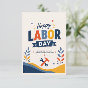 Feliz Dia do Trabalho Agradecimento Obrigado 