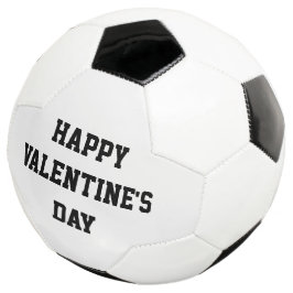 Feliz Dia dos Namorados Bola de Futebol Preta Bran