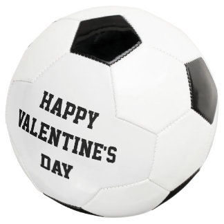 Feliz Dia dos Namorados Bola de Futebol Preta Bran