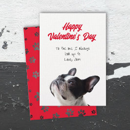 Feliz Dia dos Namorados Cartão Boston Terrier