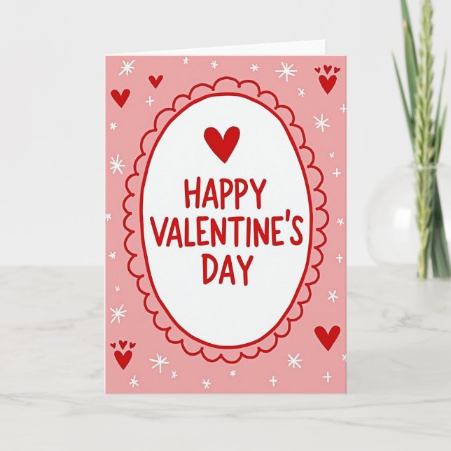 Feliz Dia dos Namorados Cartão de Amor (Frente)