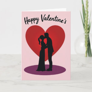 Feliz Dia dos Namorados Cartão de Beijo