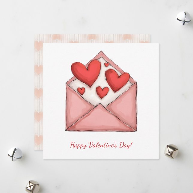 Feliz Dia dos Namorados! Cartão do dia dos namorad (Frente/Verso In Situ)