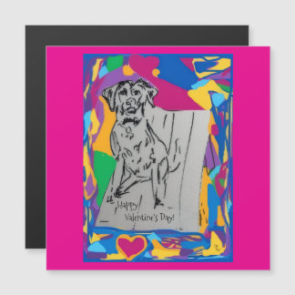 Feliz Dia dos Namorados Cartão Magnético