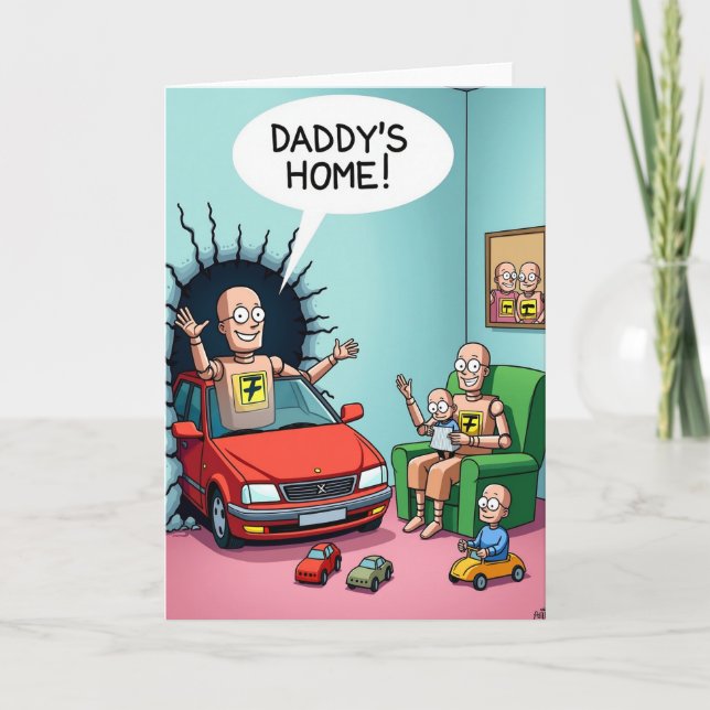Feliz Dia dos Pais Cartão Automático (Frente)