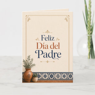 Feliz Dia dos Pais Cartão Para Papai De Família