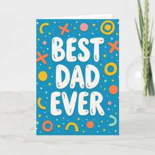 Feliz Dia dos Pais Melhor Cartão de Papai