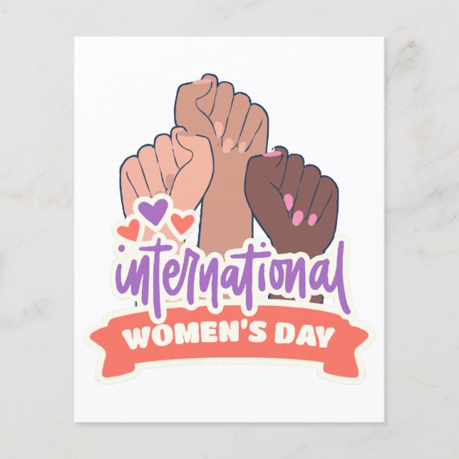 Feliz Dia Internacional da Mulher (Frente)