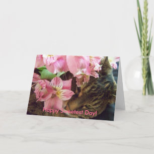 Feliz dia mais doce! Cartão