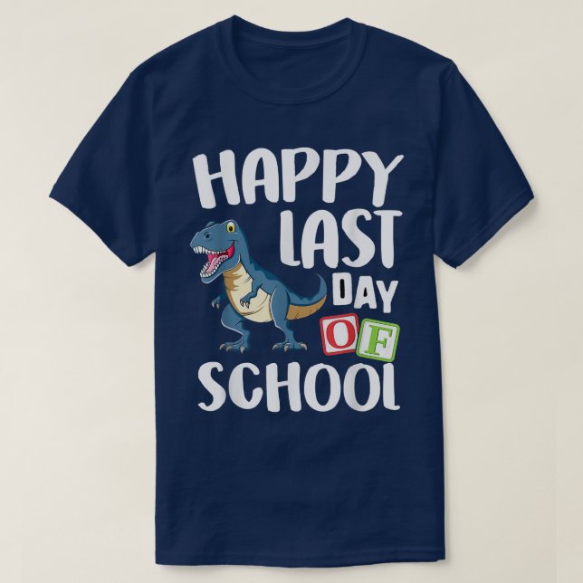 Feliz Dia Passado da Camiseta Escolar para Estudan (Frente do Design)