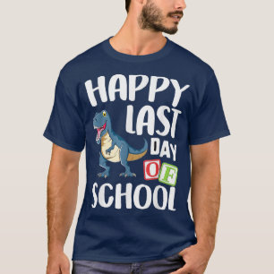 Feliz Dia Passado da Camiseta Escolar para Estudan