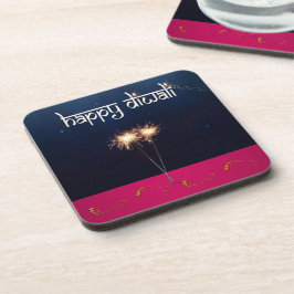 Feliz Diwali com espasmo - Porta copos plástica