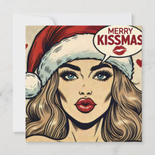 Feliz do Kissmas Retrô de Natal