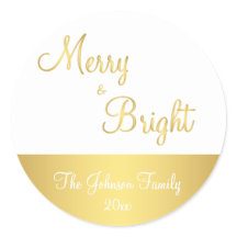 Feliz Dourada Personalizada E Adesivos Brilhantes