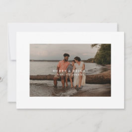 Feliz e Brilho de Cartões de fotos de Borda Grande