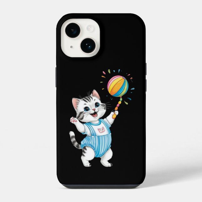 Feliz Eid Adha Capas de iphone de Gato Bonito (Verso)