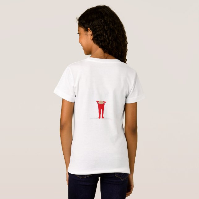 Feliz Elf'n Natal T-Shirt (Parte Traseira Completa)