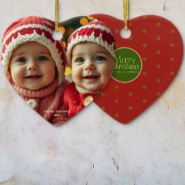 Feliz Enfeites de natal de Foto de Natal